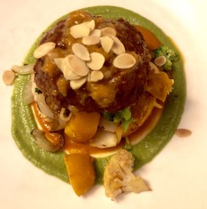 Chickpea cake  at Candle 79 in New York City