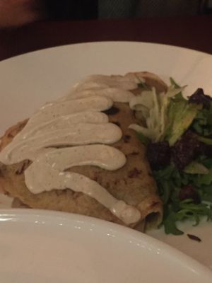 Mushroom Crepe at Candle 79 in New York City