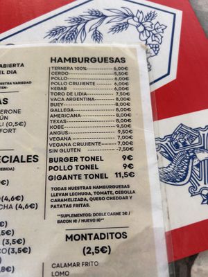   at Bar El Tonel in Andalucía