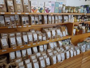  at La Parada de Órgiva Tienda Ecológica. Organic natural food store. in Andalucía