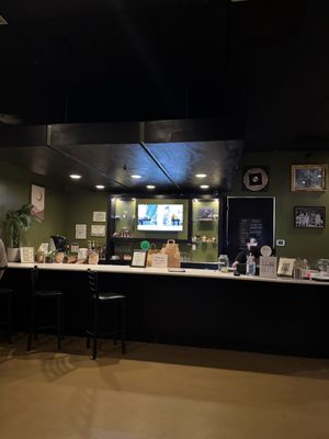 Bar area of restaurant   at Ocha Indeed in Beaufort