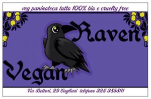 logo vegan raven at Vegan Raven in Cagliari