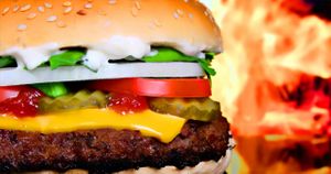 veg burgy at Vegan Raven in Cagliari