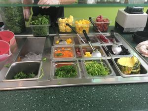 Smoothie bar  at Sprout Vegan 2.0 in Baltimore