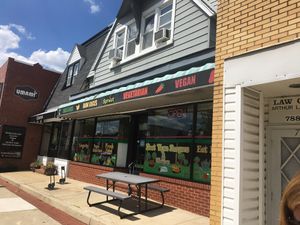 Outside at Sprout Vegan 2.0 in Baltimore