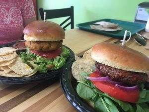 Sandwiches at Sprout Vegan 2.0 in Baltimore
