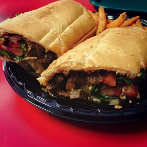 Philly Cheezsteak at Sprout Vegan 2.0 in Baltimore