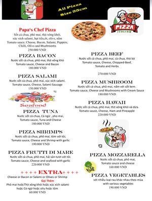 Vegetable pizza with ‘go vegan’ symbol ?   at Papa's BBQ Restaurant in Quảng Ninh