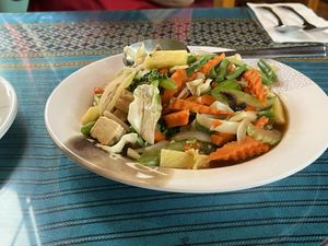 Stir fryy  at New Chiang Mai in Hilo