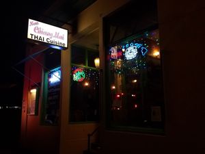 Outside at New Chiang Mai in Hilo