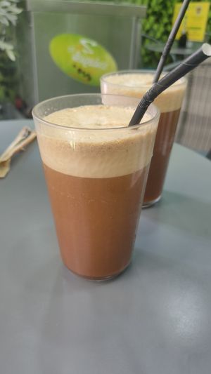 Frappes at Vegan Stories by Konstantinos in Athens