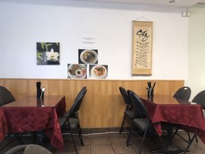 Inside at Petit Marche Vege in Montreal