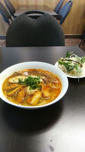 Their most popular soup (#1) at Petit Marche Vege in Montreal