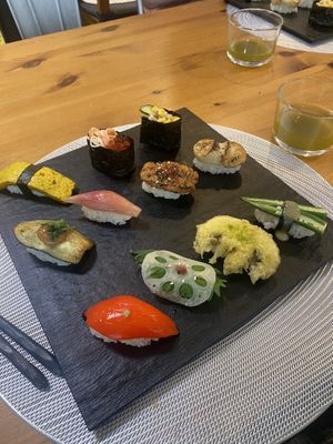   at VEGGIE SUSHI JAPAN - ヴィーガン寿司専門店 in Tokyo