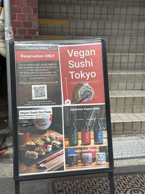   at VEGGIE SUSHI JAPAN - ヴィーガン寿司専門店 in Tokyo