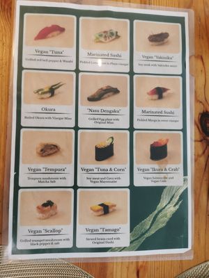  at VEGGIE SUSHI JAPAN - ヴィーガン寿司専門店 in Tokyo