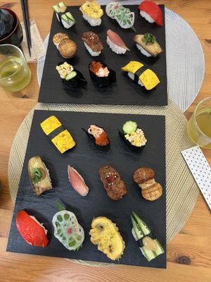   at VEGGIE SUSHI JAPAN - ヴィーガン寿司専門店 in Tokyo
