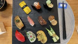   at VEGGIE SUSHI JAPAN - ヴィーガン寿司専門店 in Tokyo