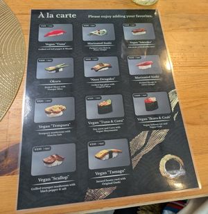  at VEGGIE SUSHI JAPAN - ヴィーガン寿司専門店 in Tokyo