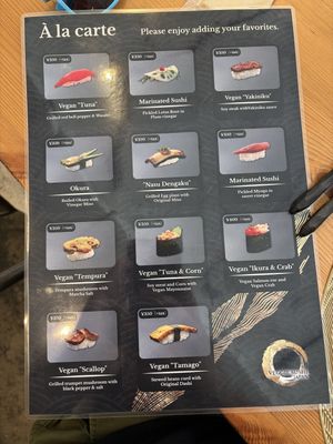   at VEGGIE SUSHI JAPAN - ヴィーガン寿司専門店 in Tokyo