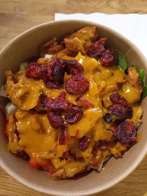 Vegan Delhi bowl at Main41 in Sachsen