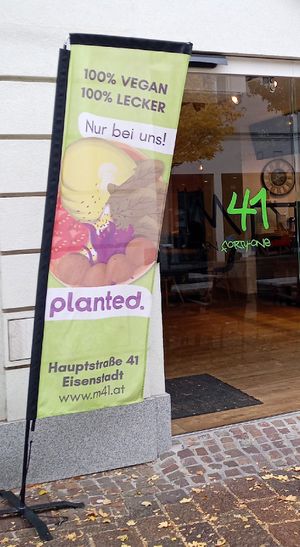 Promotion of vegan options at Main41 in Sachsen