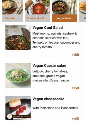   at Cafe Optimi in Eilat