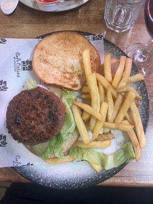   at Cafe Optimi in Eilat