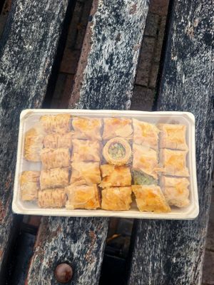 Vegan Baklavas (Large Mixed Tray). at The Field of Olives in England