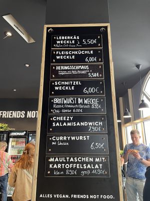 Menu   at Die Vegane Fleischerei in Stuttgart