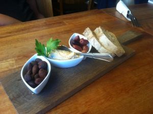 Vegan snack dish at Cafe Luna in Aalborg