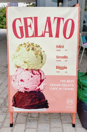 Vegan Gelato at Play with Years - 素年 in Kowloon