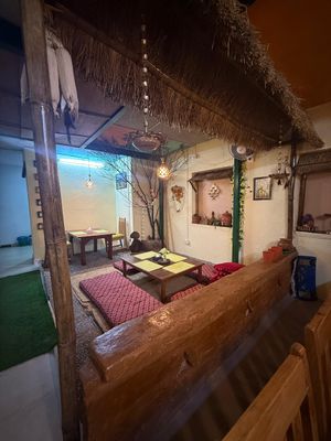 Inside ambiance at The Old Vegan Central in Kathmandu