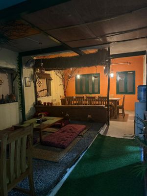 Inside ambiance at The Old Vegan Central in Kathmandu