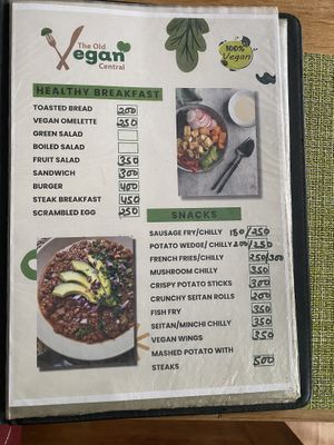   at The Old Vegan Central in Kathmandu