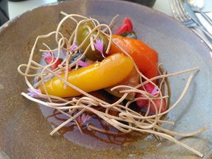 Grilled vegetables at Aokamo in Lille