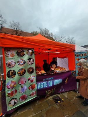 Deluxe Snacks Stall @ Chester Vegan Market Oct 2025. at Deluxe Snacks in Rugby