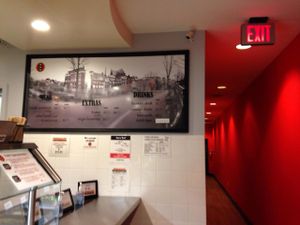 What to order? Oh... Falafel and frites of course! at Amsterdam Falafelshop - 14th St in Washington