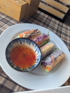 Summer rolls (fresh spring rolls) at LIN VEGAN RESTAURANT & COFFEE in Hải Phòng