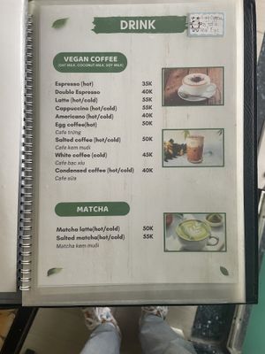 delicious vegan egg coffee!!!  at LIN VEGAN RESTAURANT & COFFEE in Hải Phòng