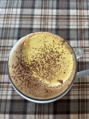 ‘Egg’ Coffee! Was so happy to find a vegan option to try whilst in Vietnam  at LIN VEGAN RESTAURANT & COFFEE in Hải Phòng