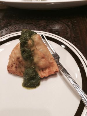 Samosa! Yum! at Annam Restaurant in Tokyo