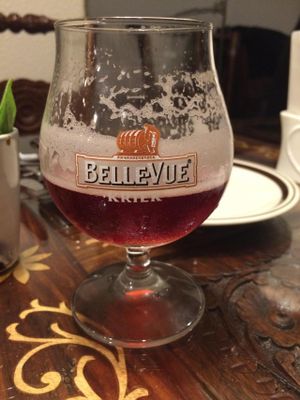 They have Belle Vue Kriek on draft! Definitely a plus at Annam Restaurant in Tokyo