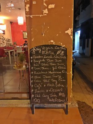 Menu  at Kay Vegan Bistro in Ho Chi Minh City