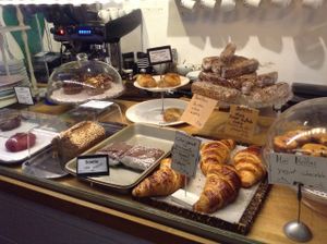 Vegan delights in here  at Daniela Bakery in Barcelona