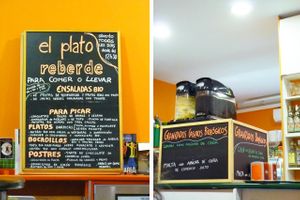 Menu & Slushes at El Plato Reberde in Zaragoza