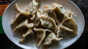 Dumplings at Liena's Kitchen in Daylesford