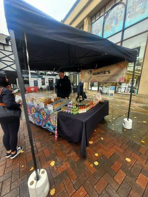 Auntie's Stall @ Chester Vegan Market Oct 2025. at Auntie's in England