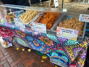 Auntie's Snack Selection @ Chester Vegan Market Oct 2025. at Auntie's in England