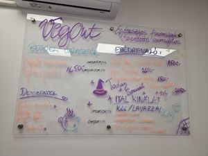 Menu at VegOut Breakfast & Brunch in Budapest